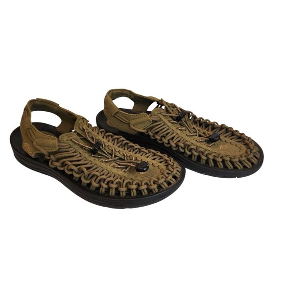Keen Other - Keen Uneek Sandal Mens Size 8.5 US Army Green Shoes Breathable Outdoor